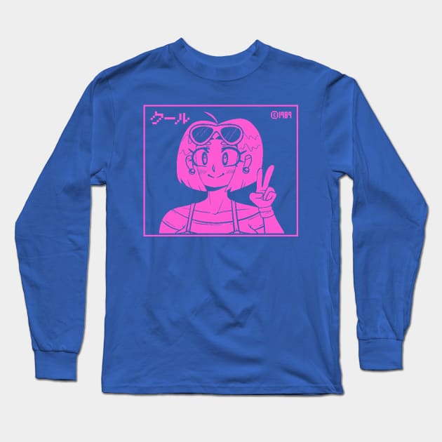 [ a e s t h e t i c ] Long Sleeve T-Shirt by 8bitmonkey